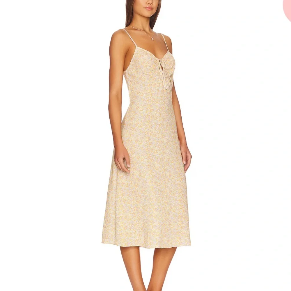 New Anna Nata Revolve Kat Dress in White Gold Arabis size XXS - Picture 2 of 5